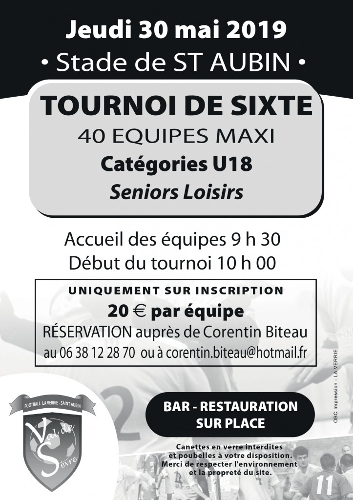 VDS TOURNOI DE SIXTE_2019