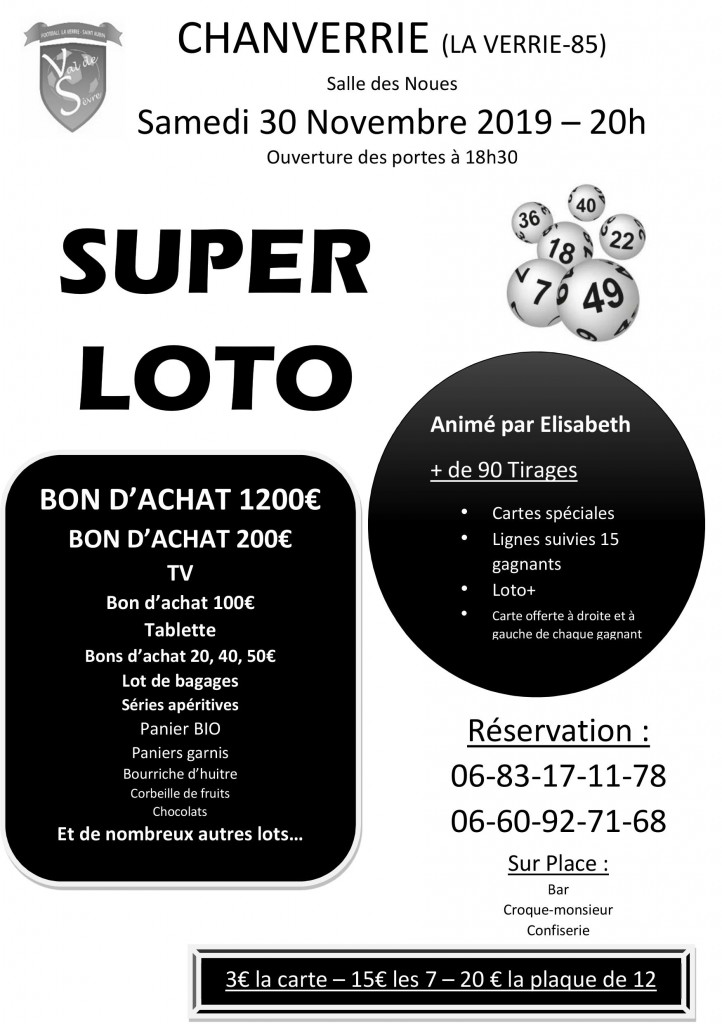 Affiche Loto 2019