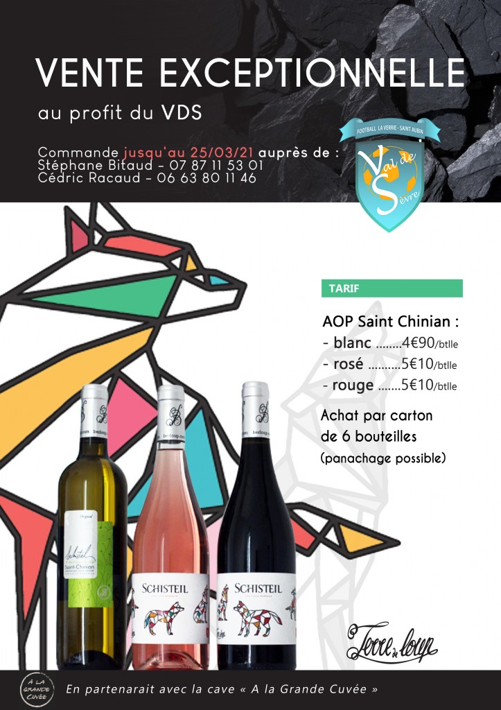 affiche vente vin