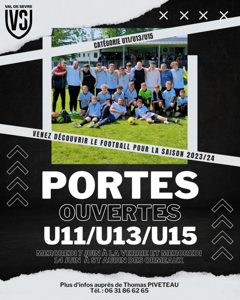 Portes ouvertes U11-U13-U15