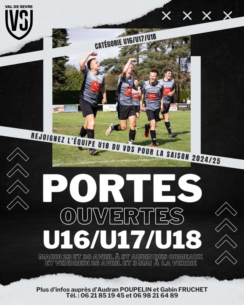 Affiche Portes ouvertes U18