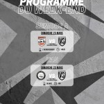 Programme Match 22-23 Mars 25 Séniors U15