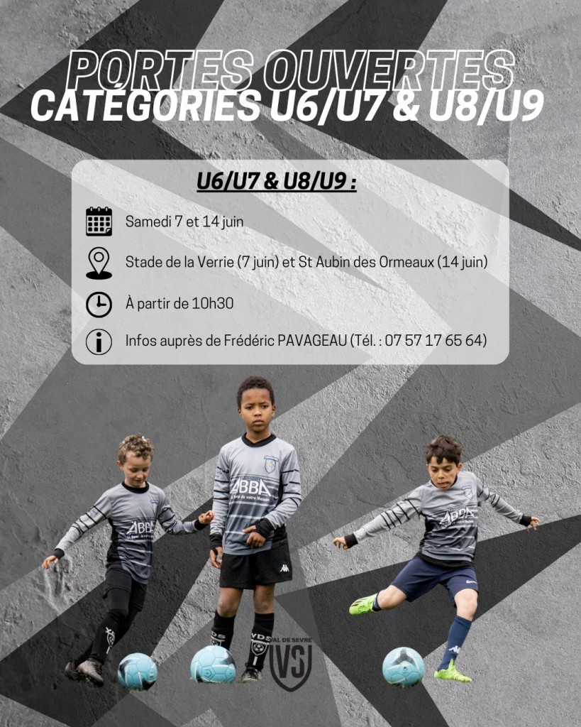 Portes Ouvertes U6-U7 et U8-U9 Juin 2025