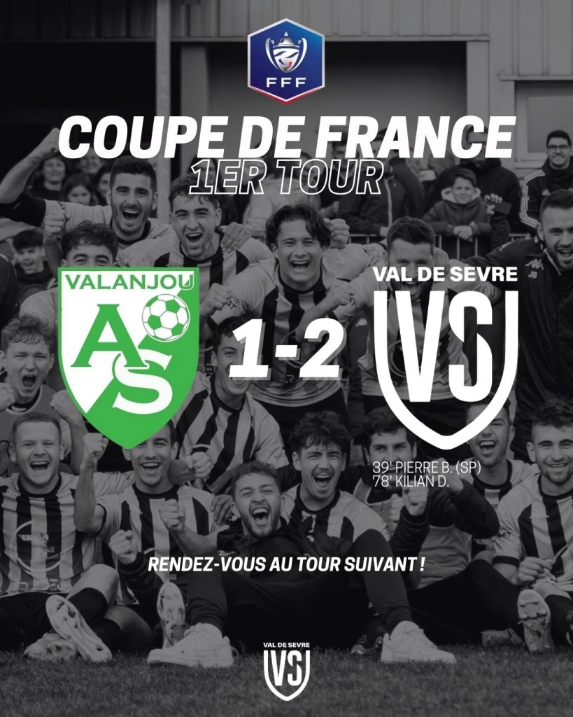 Résultats Match 23-24 Aout 2025 Coupe de France 1er Tour