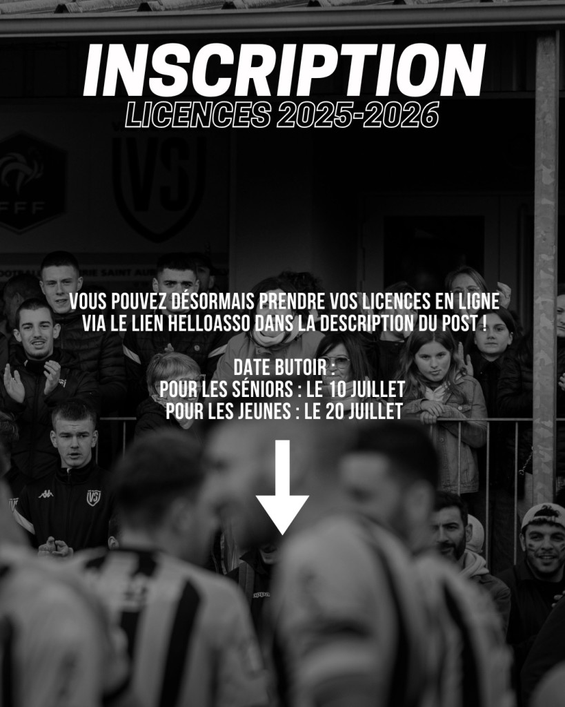 Affiche Licences 2025-2026