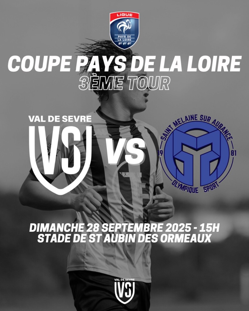 Coupe des Pays de la Loire 3eme tour 25-26
