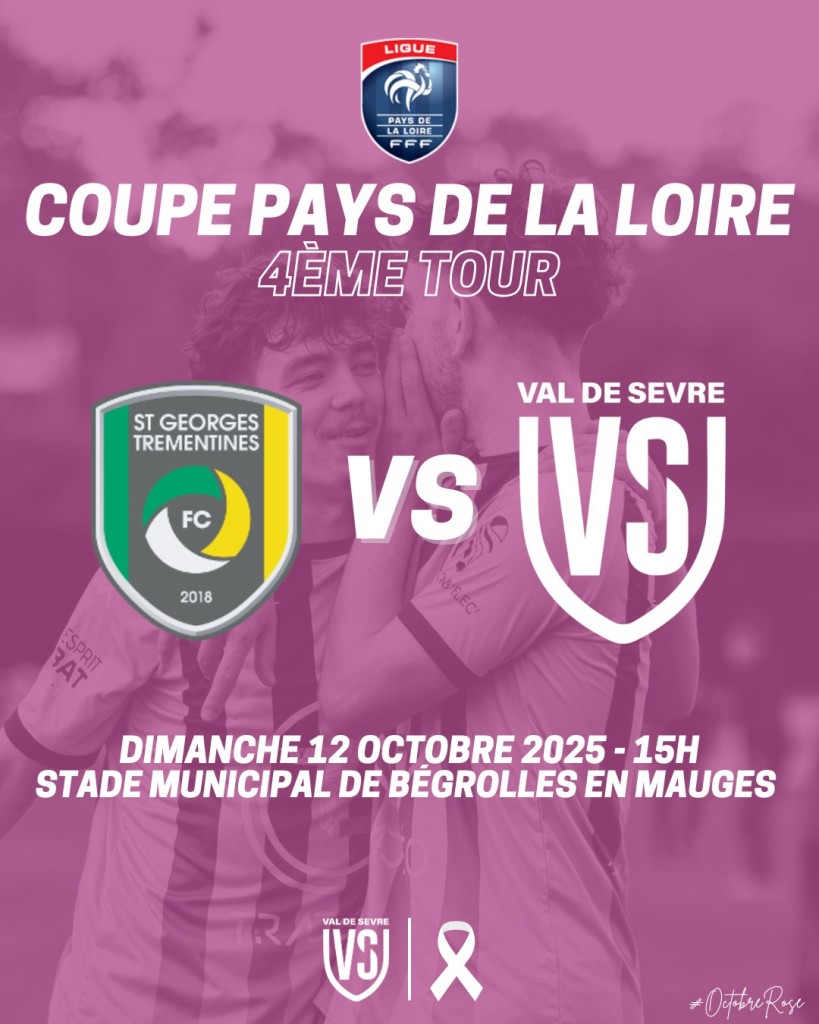Coupe des Pays de la Loire 4eme tour 25-26