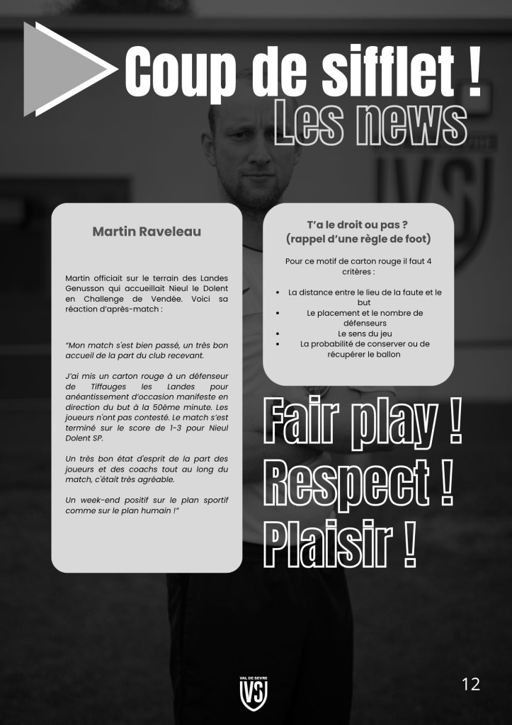 La Voix du Stade N°1 - P12