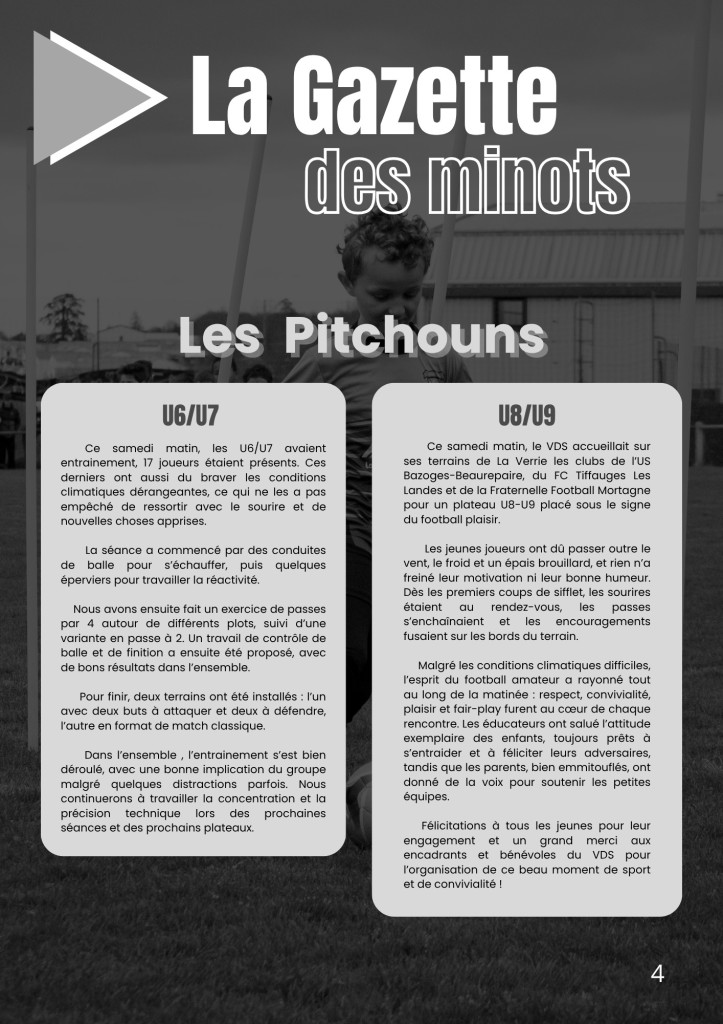 La Voix du Stade N°1 - P4