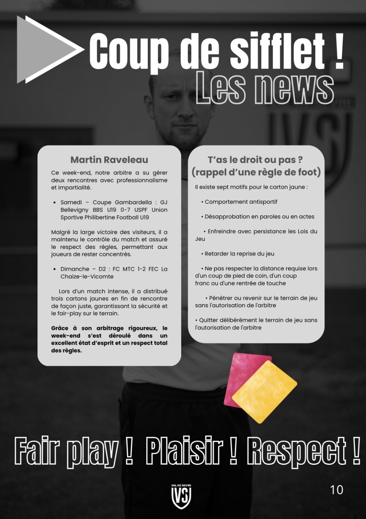 La Voix du Stade N°2 - P10