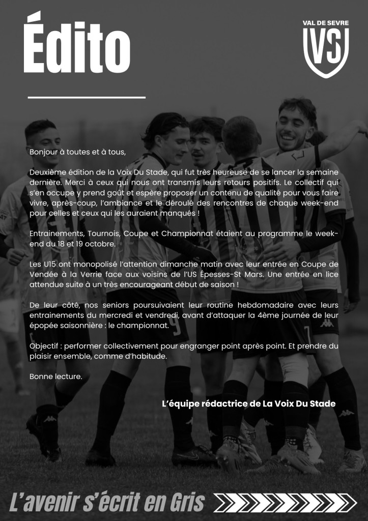 La Voix du Stade N°2 - P3