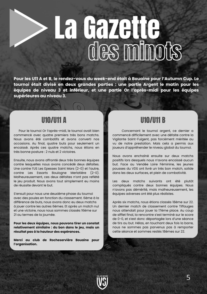 La Voix du Stade N°2 - P5