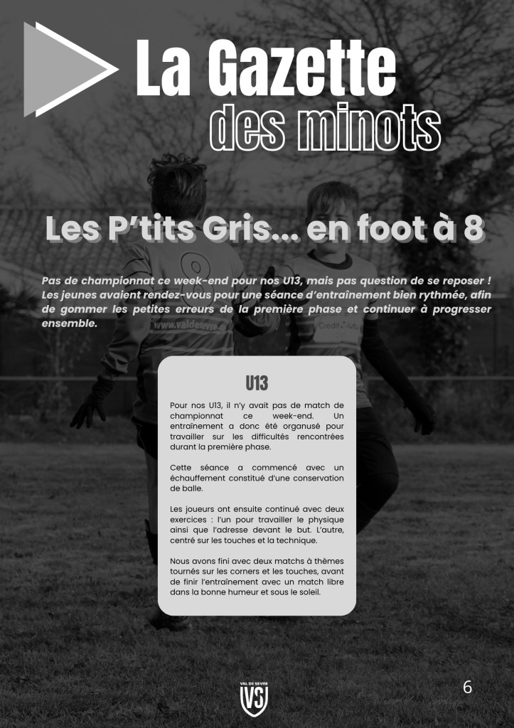 La Voix du Stade N°2 - P6