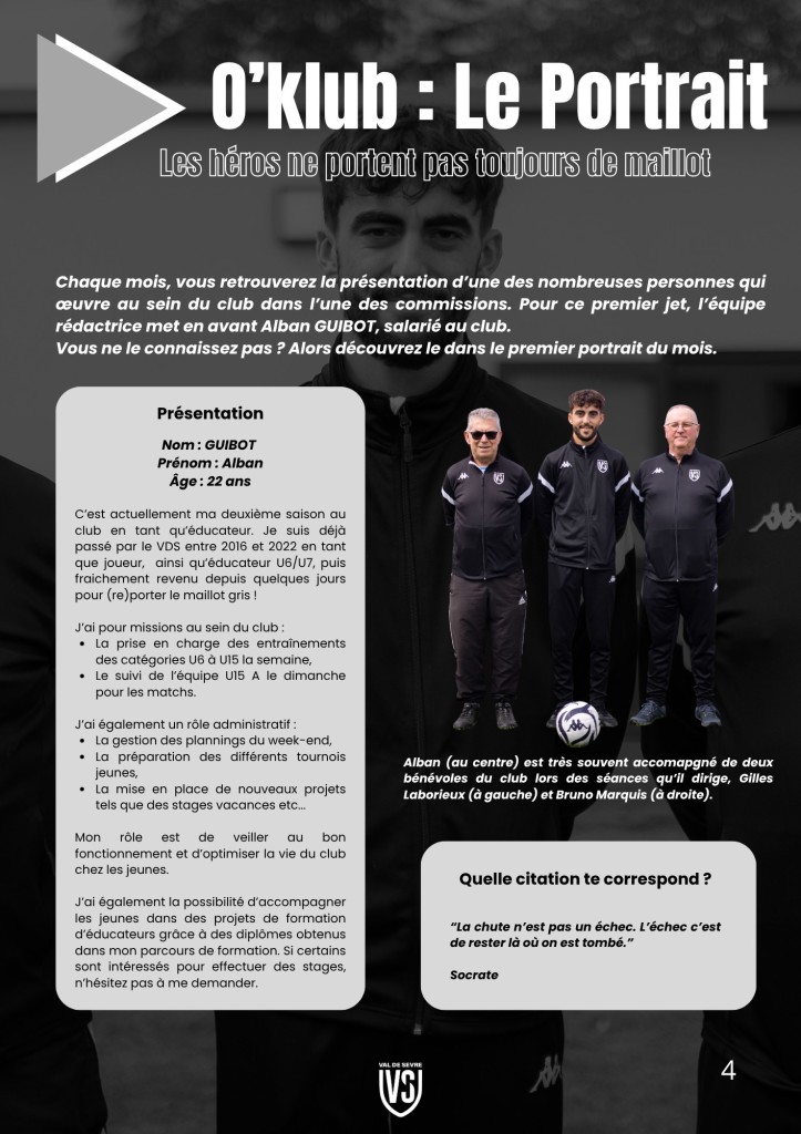 La Voix du Stade N°3 - P4