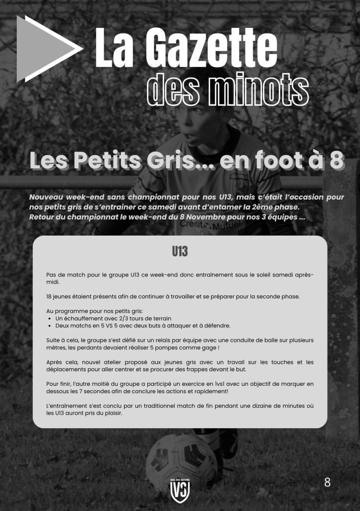 La Voix du Stade N°3 - P8