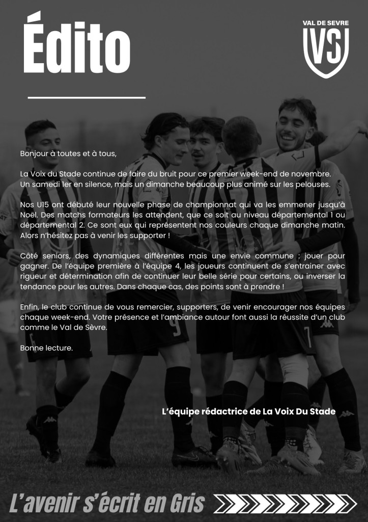 La Voix du Stade N°4 - P3