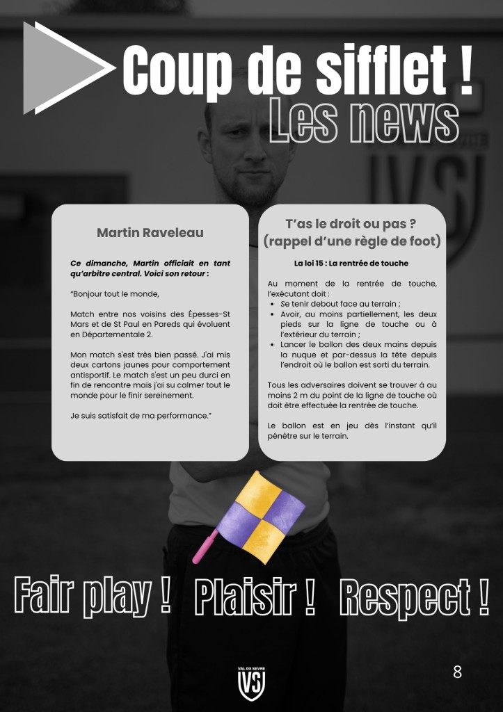 La Voix du Stade N°4 - P8