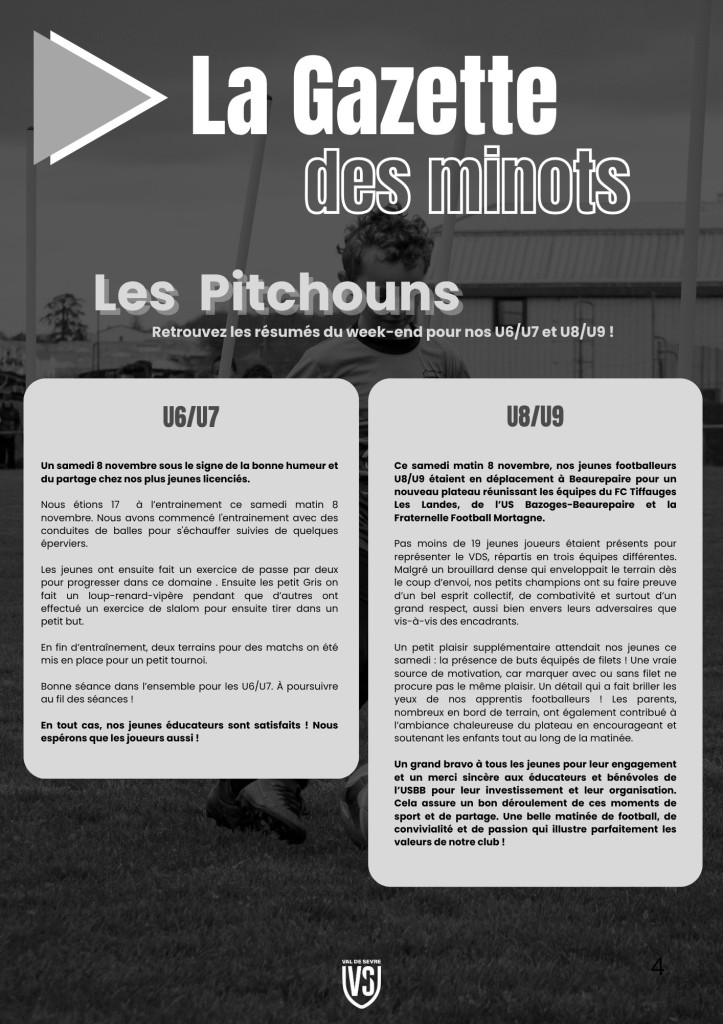 La Voix du Stade N°5 - P4