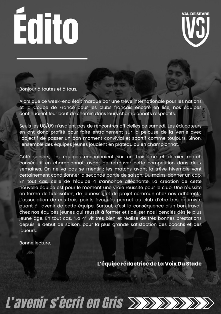 La Voix du Stade N°6 - P3
