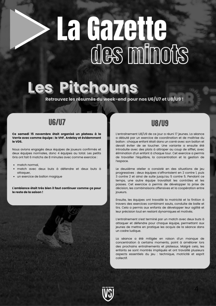 La Voix du Stade N°6 - P4