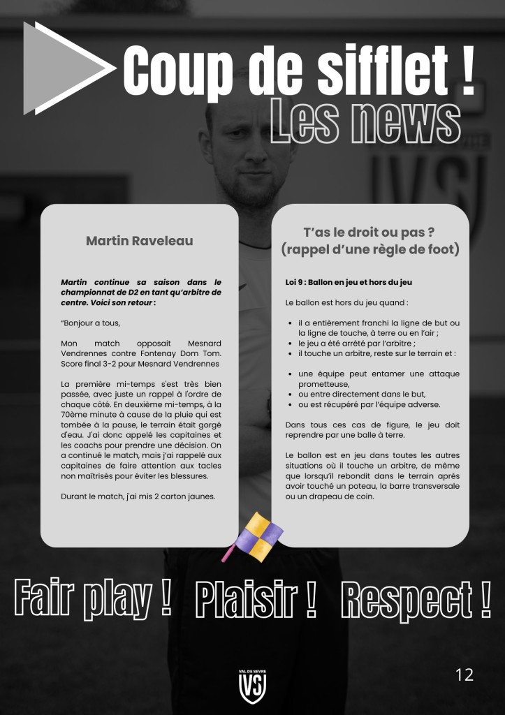 La Voix du Stade N°7 - P12