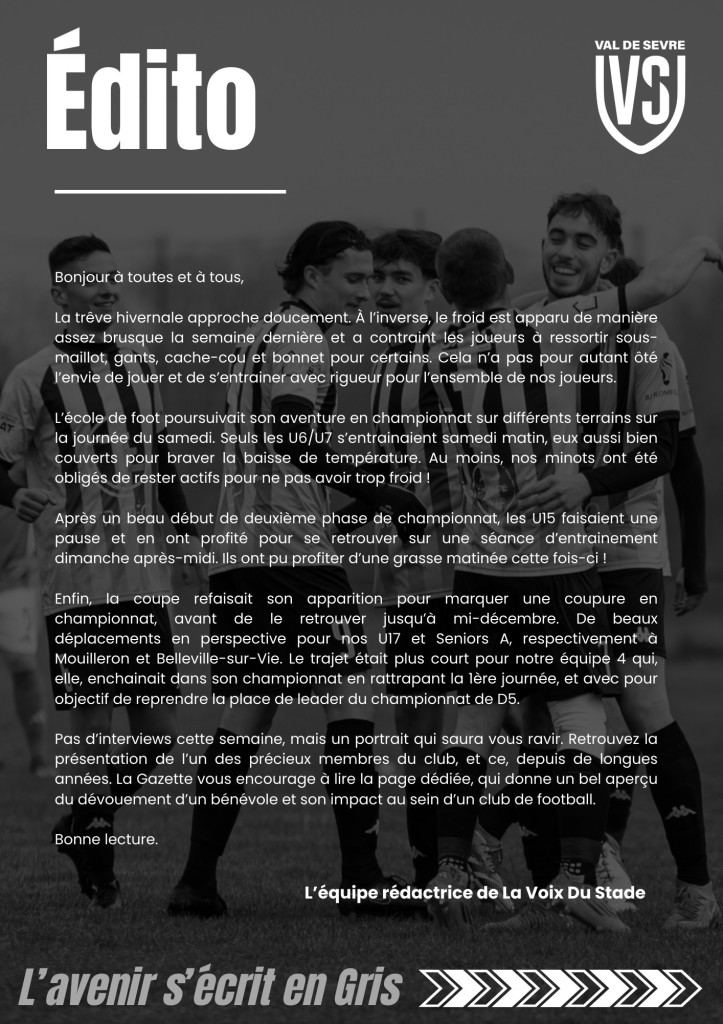 La Voix du Stade N°7 - P3