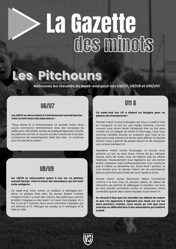 La Voix du Stade N°7 - P5