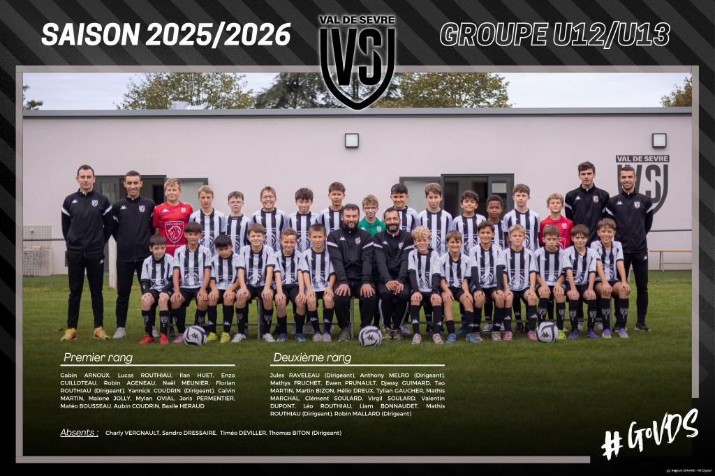 Photo U12-U13 2025-2026