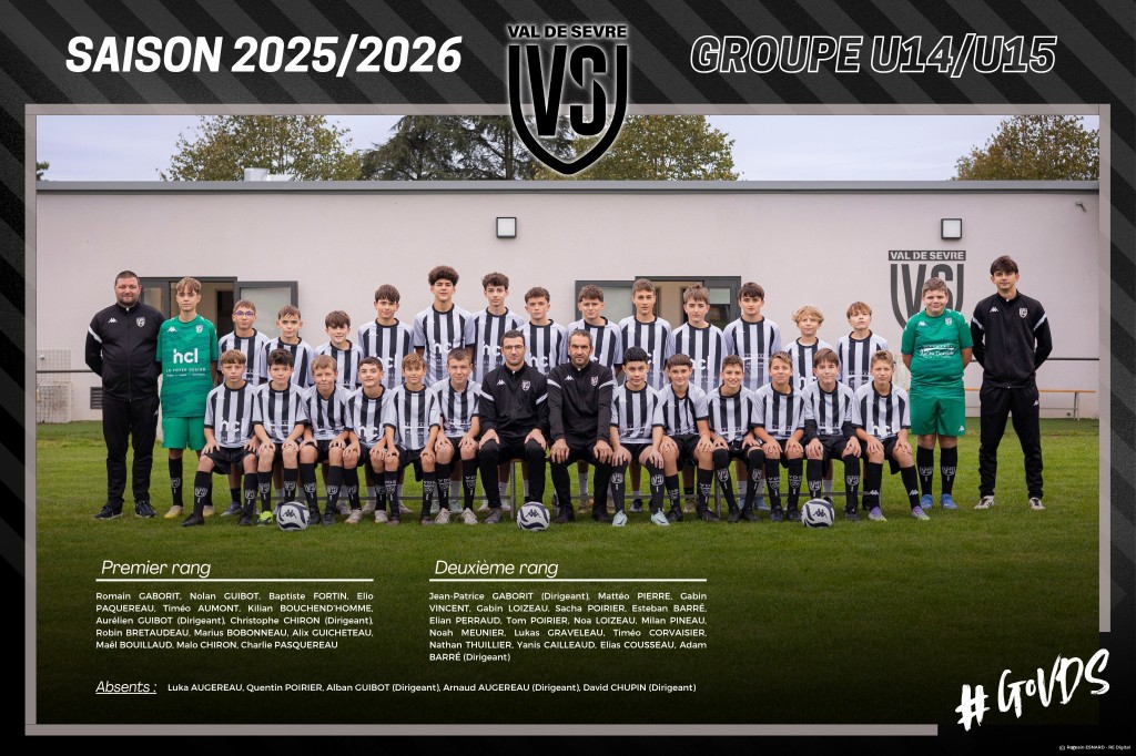 Photo U14-U15 2025-2026