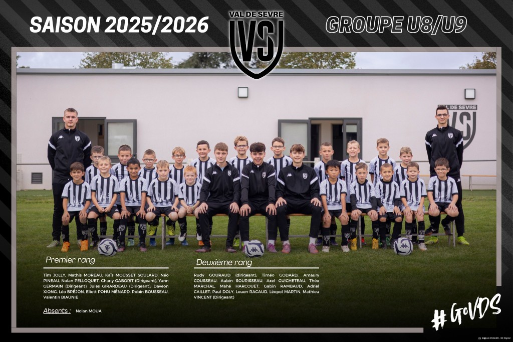 Photo U8-U9 2025-2026