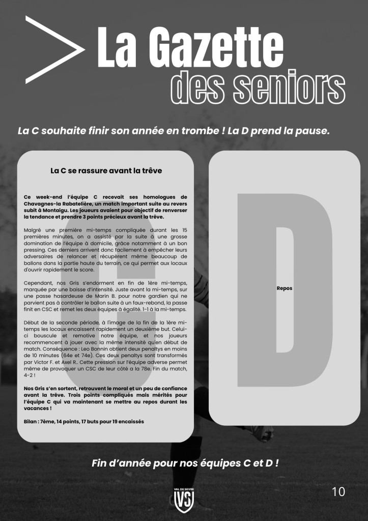 La Voix du Stade N°10 - P10