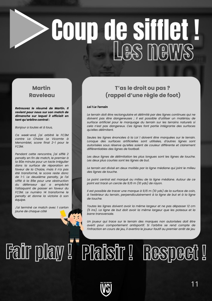 La Voix du Stade N°10 - P11