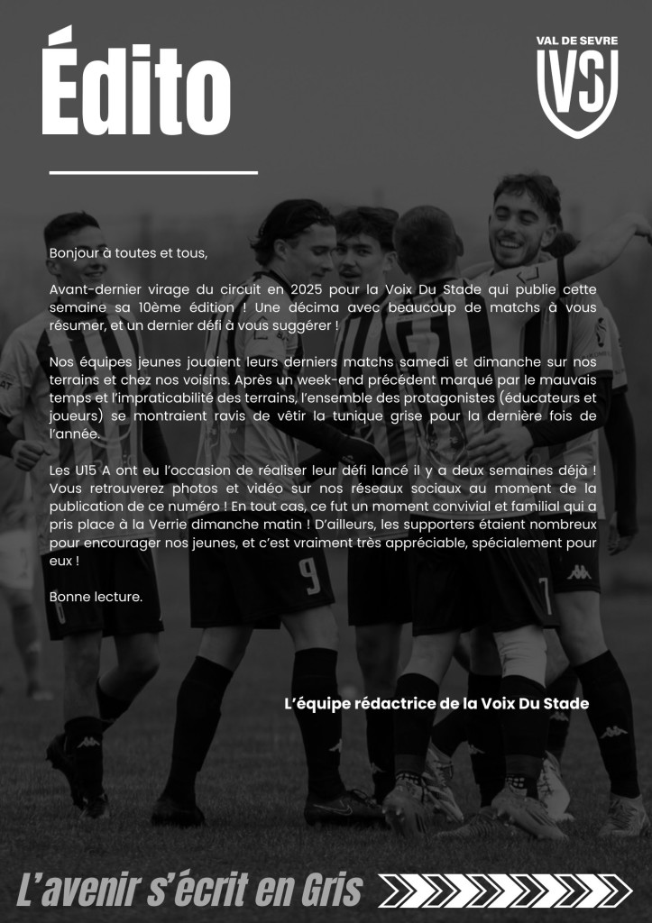 La Voix du Stade N°10 - P3