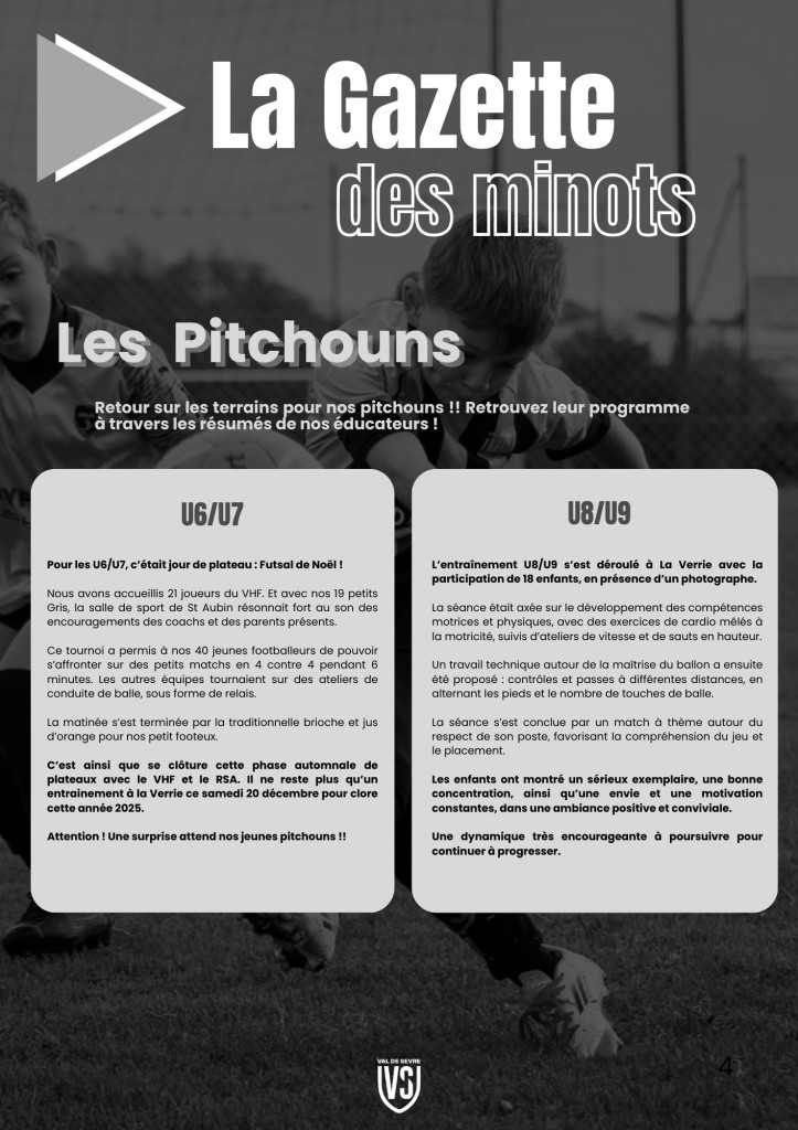 La Voix du Stade N°10 - P4