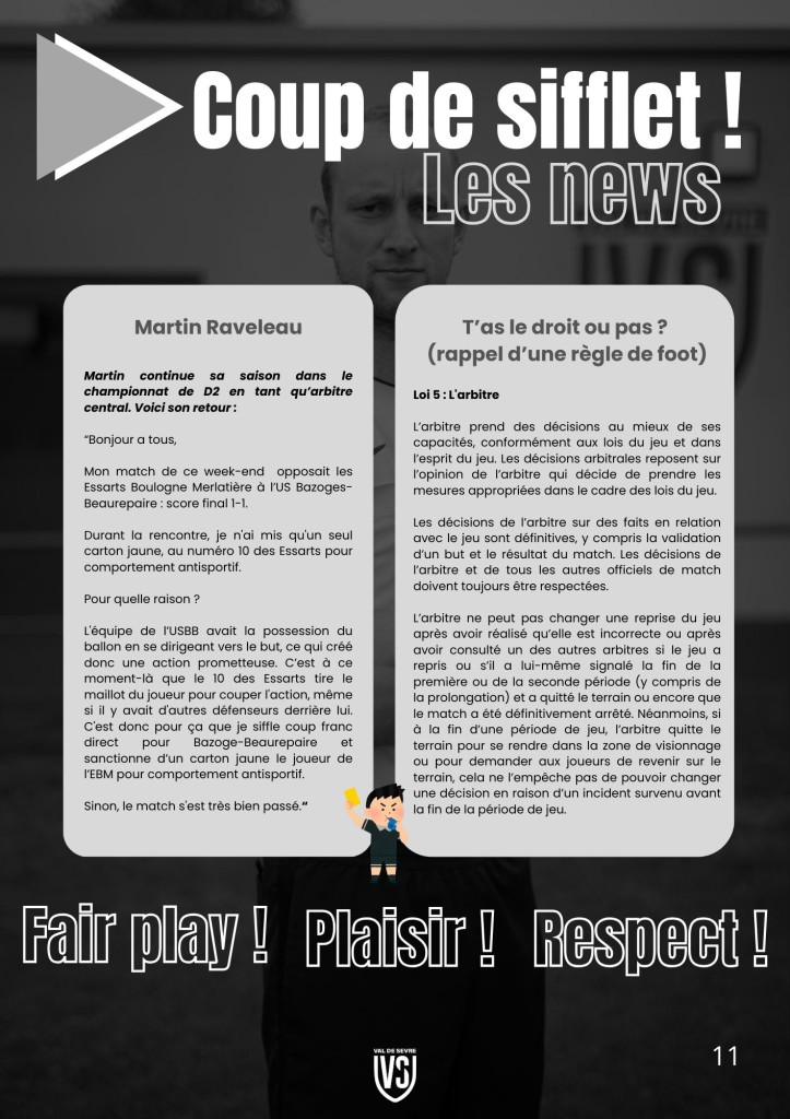 La Voix du Stade N°8 - P11