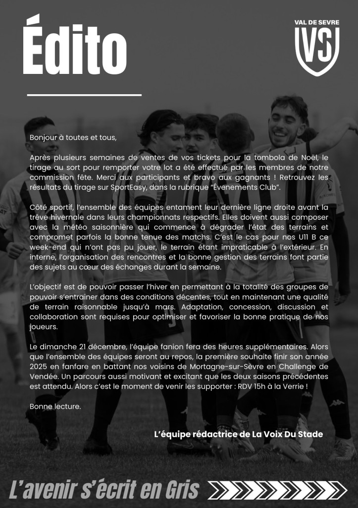 La Voix du Stade N°8 - P3