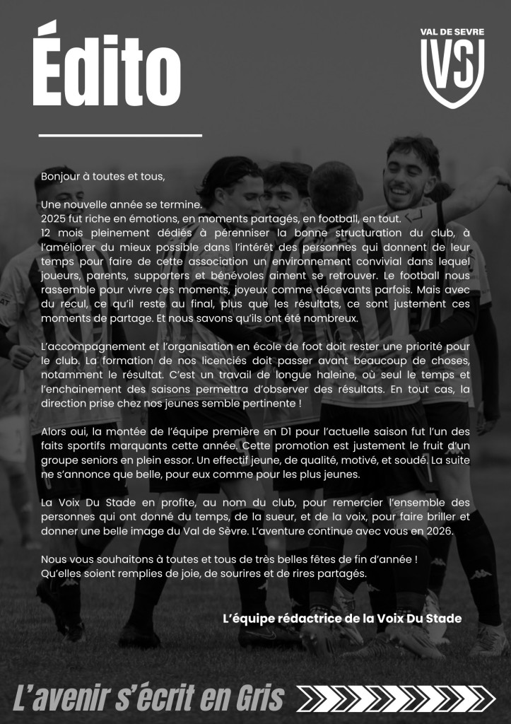 La Voix du Stade N°11 - P3