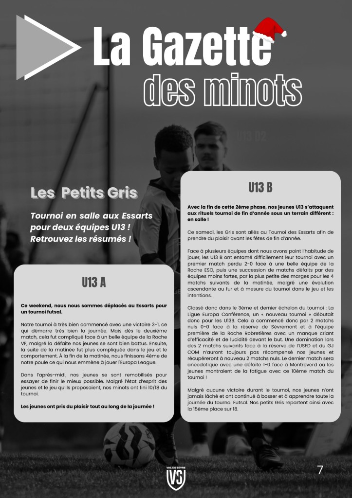 La Voix du Stade N°11 - P7