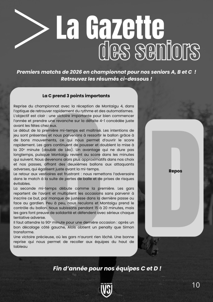 La Voix du Stade N°12 - P10