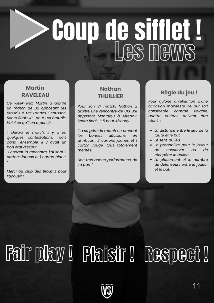 La Voix du Stade N°12 - P11