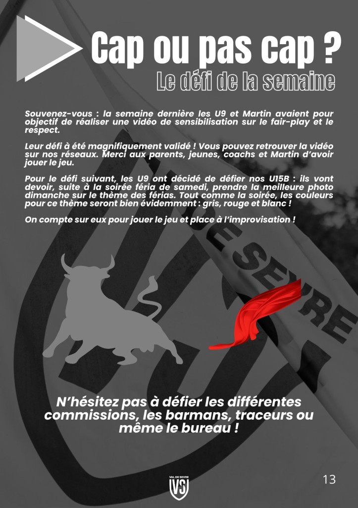 La Voix du Stade N°13 - P13