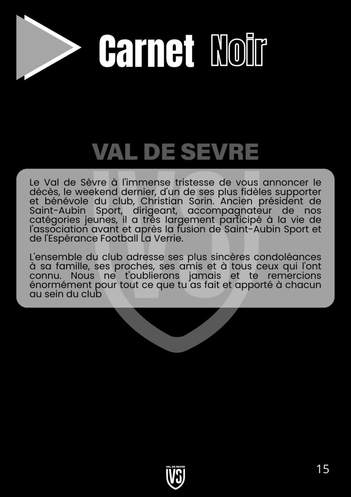 La Voix du Stade N°13 - P15