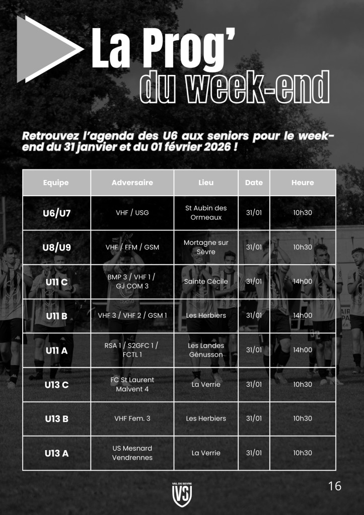 La Voix du Stade N°13 - P16