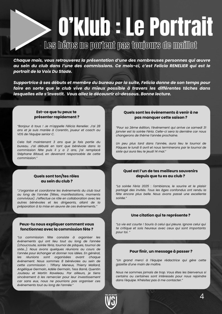 La Voix du Stade N°13 - P4