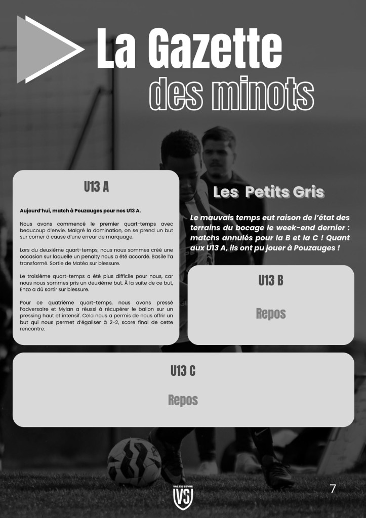 La Voix du Stade N°13 - P7