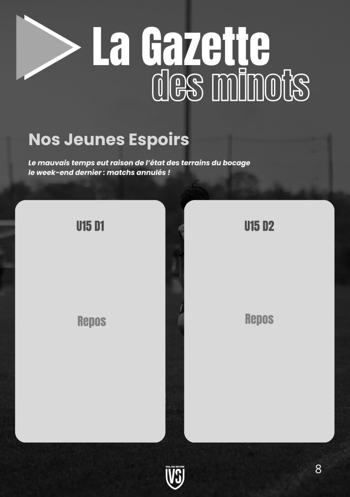 La Voix du Stade N°13 - P8