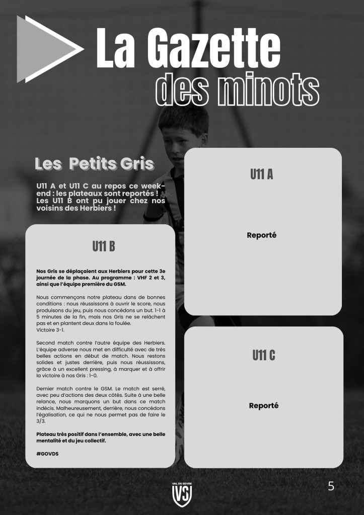 La Voix du Stade N°14 - P5