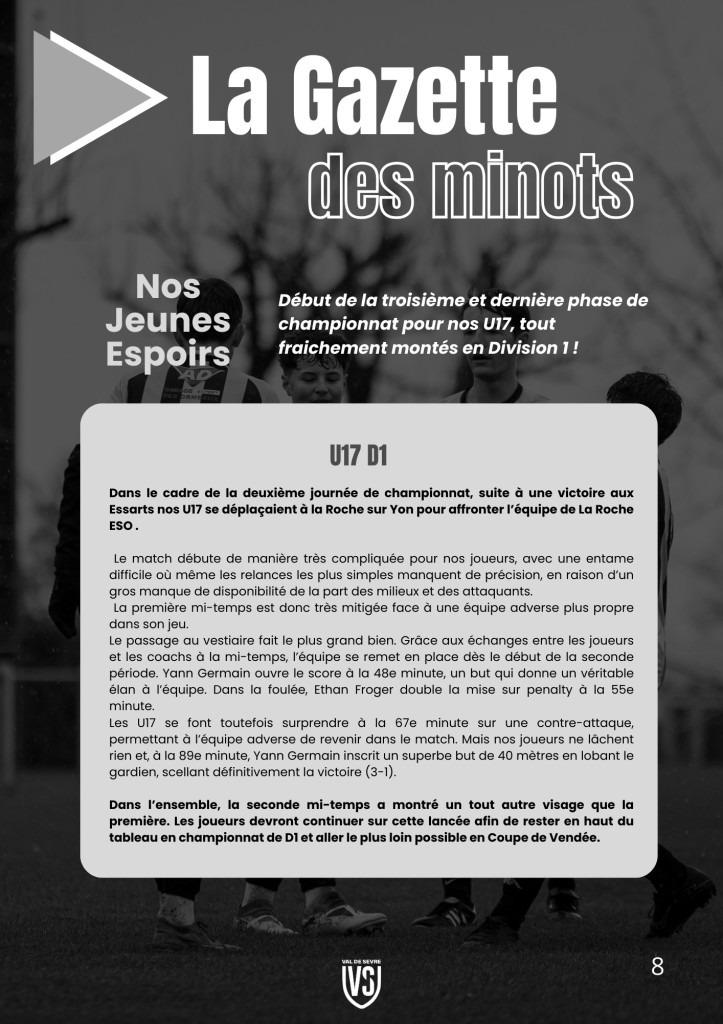 La Voix du Stade N°14 - P8