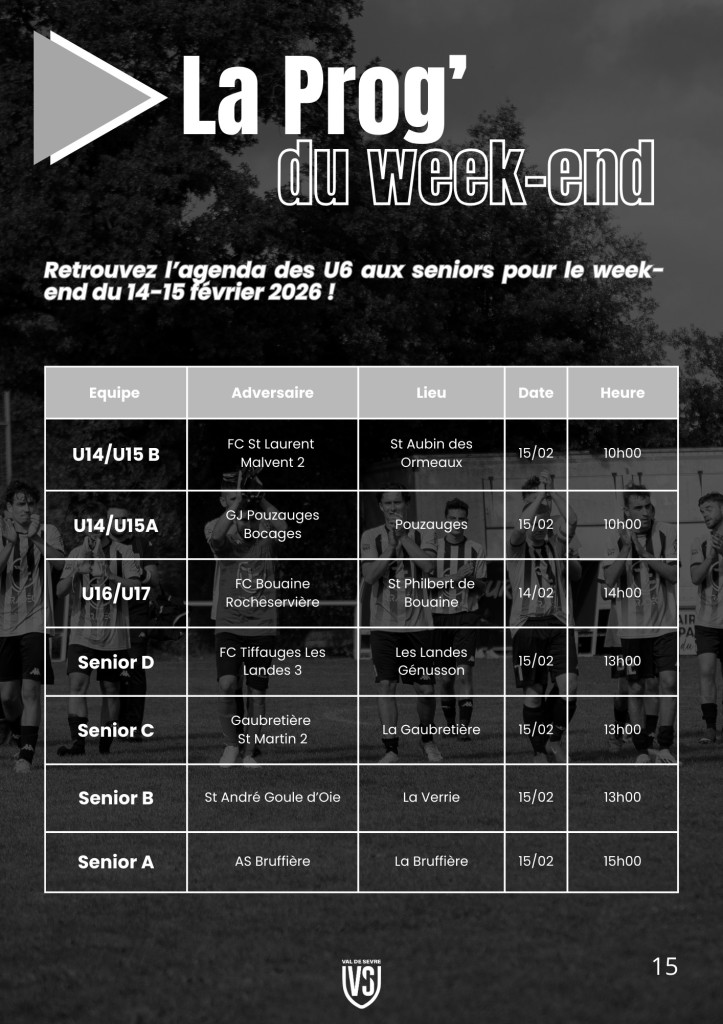 La Voix du Stade N°15 - P15