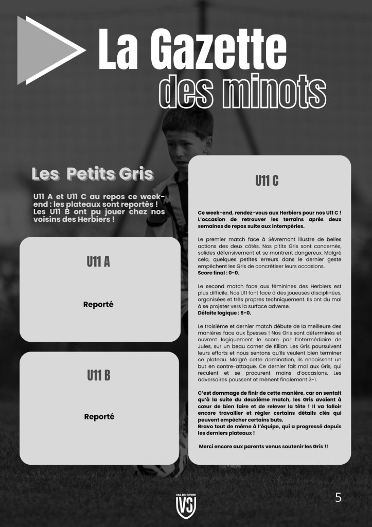 La Voix du Stade N°15 - P5